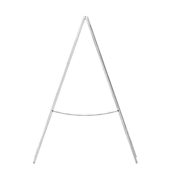 English Elm Canterbury Vintage Wooden A-Frame Magnetic Chalkboard Sign, Double-Sided Display for Events & Promotions White Wash 40"H x 20"W HGWA-GDIS-CRE8-342315-GG