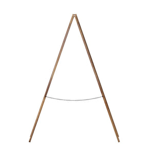 English Elm Canterbury Vintage Wooden A-Frame Magnetic Chalkboard Sign, Double-Sided Display for Events & Promotions Rustic Brown 40"H x 20"W HGWA-GDIS-CRE8-442315-GG