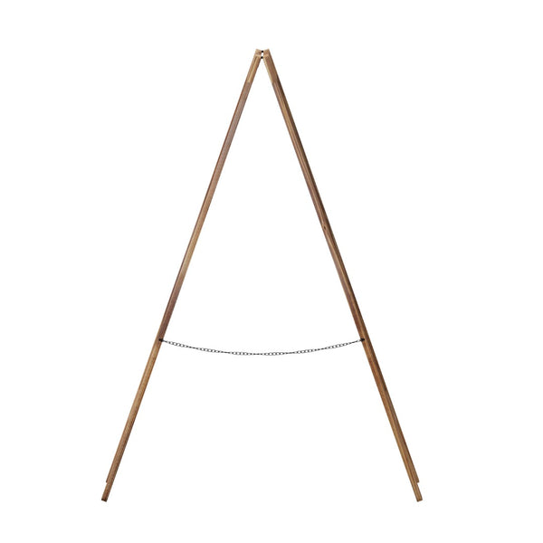 English Elm Canterbury Vintage Wooden A-Frame Magnetic Chalkboard Sign, Double-Sided Display for Events & Promotions Rustic Brown 40"H x 20"W HGWA-GDIS-CRE8-442315-GG