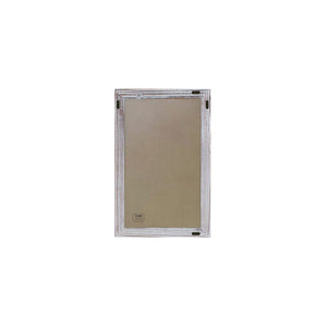 English Elm Canterbury Rustic Wall-Mount Magnetic Chalkboard Sign - Versatile Memo Board for Home & Business White Washed 11"W x 0.75"D x 17"H HGWA-GDIS-CRE8-662315-GG