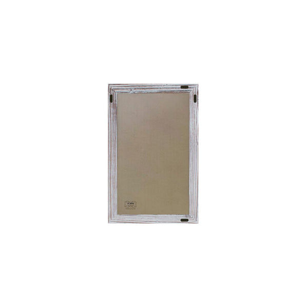 English Elm Canterbury Rustic Wall-Mount Magnetic Chalkboard Sign - Versatile Memo Board for Home & Business White Washed 11"W x 0.75"D x 17"H HGWA-GDIS-CRE8-662315-GG