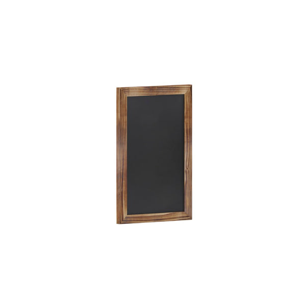 English Elm Canterbury Rustic Wall-Mount Magnetic Chalkboard Sign - Versatile Memo Board for Home & Business Torched Brown 11"W x 0.75"D x 17"H HGWA-GDIS-CRE8-762315-GG