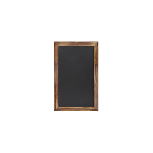 English Elm Canterbury Rustic Wall-Mount Magnetic Chalkboard Sign - Versatile Memo Board for Home & Business Torched Brown 11"W x 0.75"D x 17"H HGWA-GDIS-CRE8-762315-GG