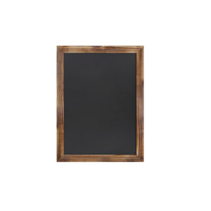 English Elm Canterbury Rustic Wall-Mount Magnetic Chalkboard Sign - Versatile Memo Board for Home & Business Torched Brown 18"W x 0.75"D x 24"H HGWA-GDIS-CRE8-852315-GG