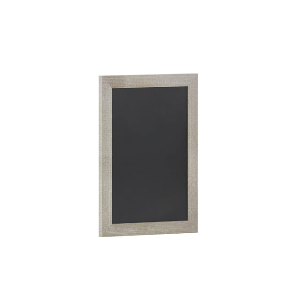 English Elm Canterbury Rustic Wall-Mount Magnetic Chalkboard Sign - Versatile Memo Board for Home & Business Weathered Brown 18"W x 0.75"D x 24"H HGWA-GDIS-CRE8-854315-GG