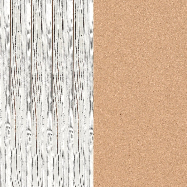 English Elm Juno Rustic Wall Mount Linen Board with Pine Frame, Ideal for Home, School, or Office Organization White Washed 18"W x 24"H HGWA-LINEN-18X24-WHTWSH-GG