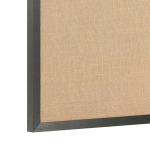 English Elm Juno Rustic Wall Mount Linen Board with Pine Frame, Ideal for Home, School, or Office Organization Black 20"W x 30"H HGWA-LINEN-20X30-BLK-GG