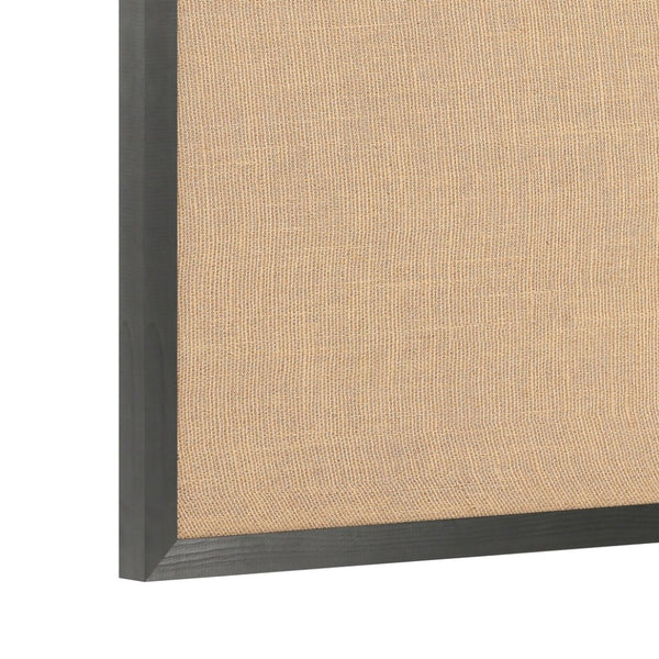 English Elm Juno Rustic Wall Mount Linen Board with Pine Frame, Ideal for Home, School, or Office Organization Black 20"W x 30"H HGWA-LINEN-20X30-BLK-GG