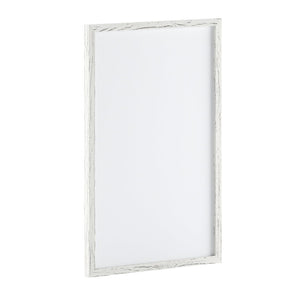 English Elm Bristol Rustic Wall Mount White Board with Accessories for Home, School, or Office Organization White Washed 24"W x 36"H HGWA-WHITE-24X36-WHTWSH-GG