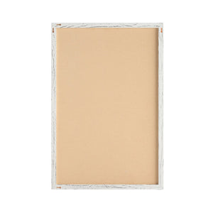 English Elm Bristol Rustic Wall Mount White Board with Accessories for Home, School, or Office Organization White Washed 24"W x 36"H HGWA-WHITE-24X36-WHTWSH-GG