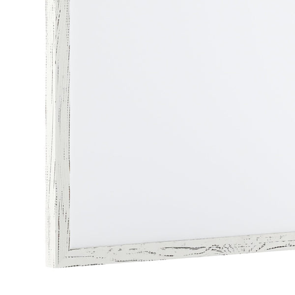 English Elm Bristol Rustic Wall Mount White Board with Accessories for Home, School, or Office Organization White Washed 24"W x 36"H HGWA-WHITE-24X36-WHTWSH-GG