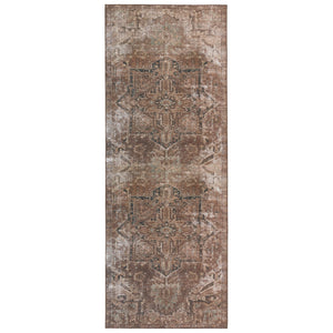 Jaipur Living Harman Hold By Kate Lester Minita Hhb03 Rug154705 Powerloomed Machinemade 100% Polyester Traditional Medallion Indoor Rug Brown, Tan 100% Polyester, 100% Polyester Rug154705