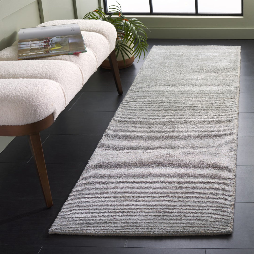 Safavieh Himalaya Hand-tufted Area Rug: Luxurious Indian Craftsmanship To Enrich Your Living Space Elegantly Grey 65% Viscose,35% Wool Pile Him152f-4sq