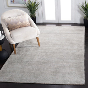 Safavieh Himalaya Hand-tufted Area Rug: Luxurious Indian Craftsmanship To Enrich Your Living Space Elegantly Grey 65% Viscose,35% Wool Pile Him152f-4sq
