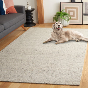 Safavieh Himalaya 351 Hand Tufted Contemporary Rug Beige / Light Grey 5' x 8'