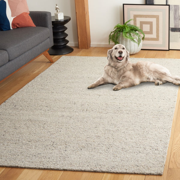 Safavieh Himalaya 351 Hand Tufted Contemporary Rug Beige / Light Grey 5' x 8'