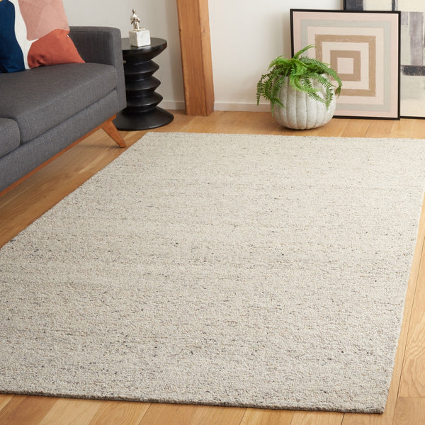 Safavieh Himalaya 351 Hand Tufted Contemporary Rug Beige / Light Grey 6' x 6' Round