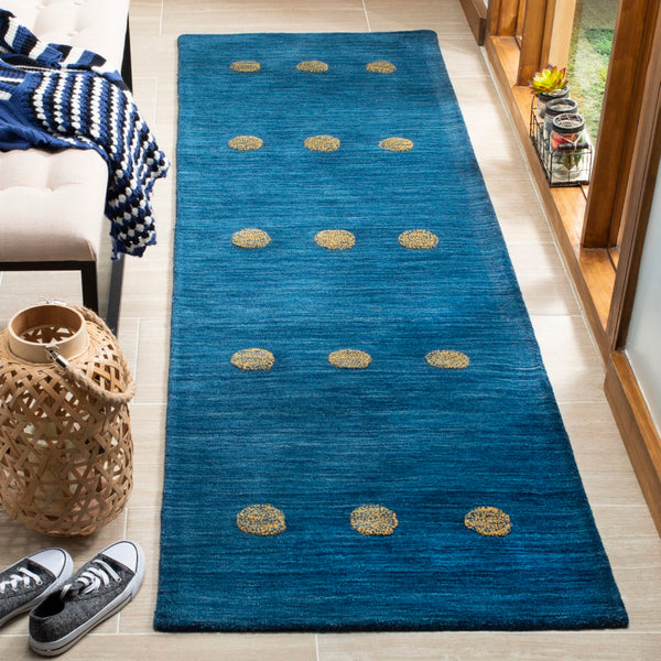 Safavieh Himalaya 590 Hand Loomed  Rug Blue HIM590M-2