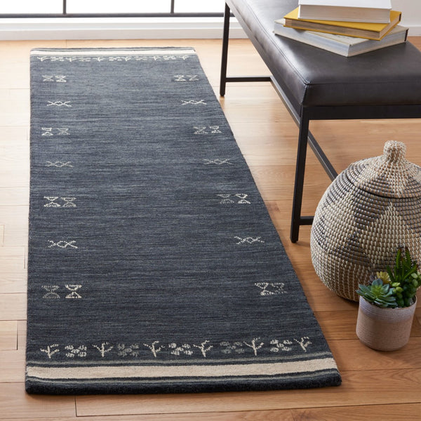 Safavieh Himalaya 597 Hand Loomed Contemporary Rug Charcoal HIM597H-2
