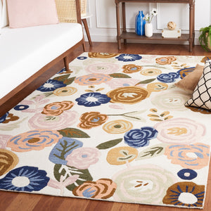 Safavieh Chelsea Hooked Rug 213 HK213 Tufted Floral Rug Ivory / Pink HK213A-6