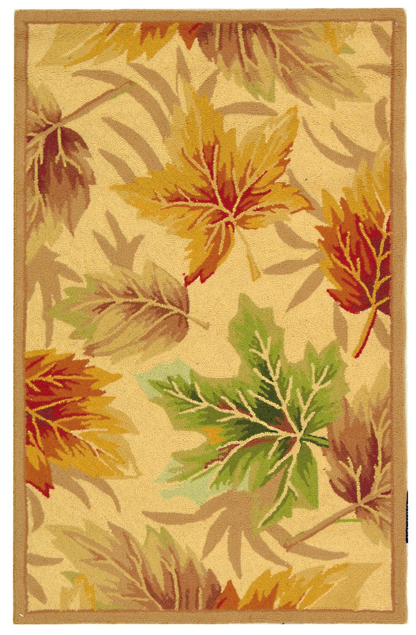 Safavieh Chelsea Hooked Rug  218a   Ivory Ivory Wool Pile Hk218a-2