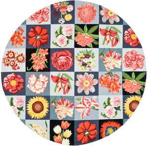 Safavieh Chelsea Hooked Rug – Timeless Floral Design In Luxurious Wool For Elegant Home Décor And Comfort Black Wool Pile Hk235b-8ov