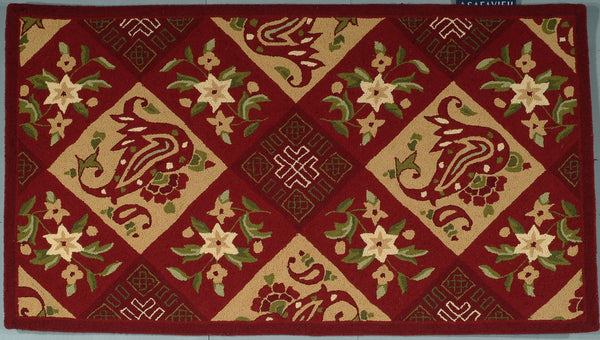 Safavieh Hk308 Hand Hooked  Rug Assorted HK308A-24