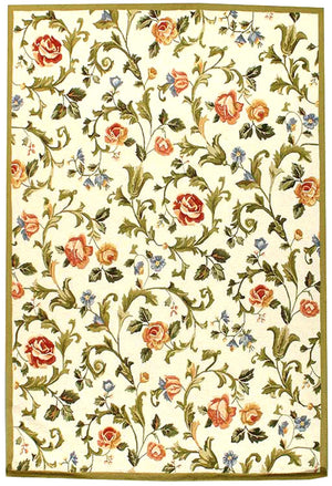 Safavieh Chelsea Hand-hooked Wool Area Rug - Elegant Floral Design In Rich Hues For Luxurious Home Comfort Ivory Wool Hk310a-4ov