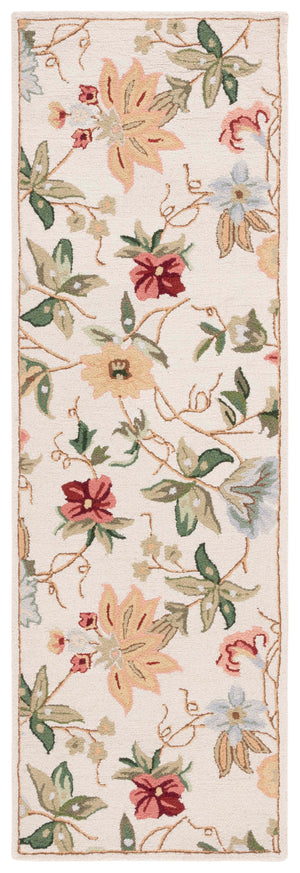 Safavieh Hk311 Hand Hooked  Rug Ivory 1'-8" x 2'-6"