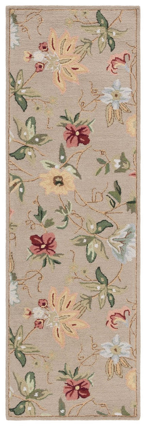 Safavieh Hk311 Hand Hooked  Rug Beige 7' x 7' Square