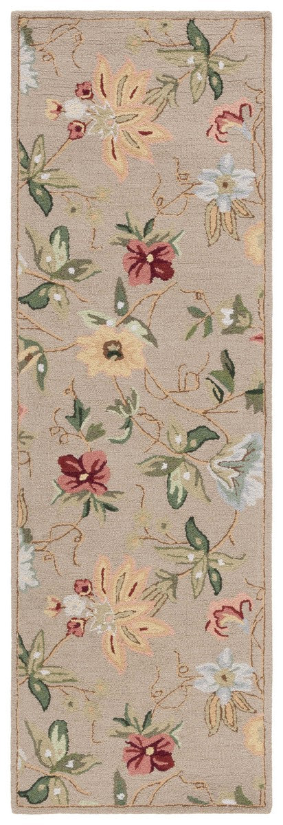 Safavieh Hk311 Hand Hooked  Rug Beige 7' x 7' Square