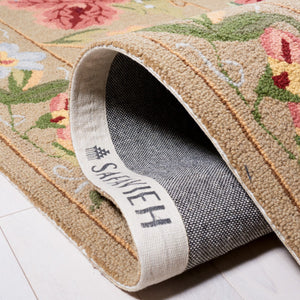 Safavieh Hk311 Hand Hooked  Rug Beige 7' x 7' Square