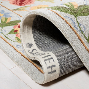 Safavieh Hk311 Hand Hooked  Rug Grey 7' x 7' Square