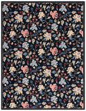 Safavieh Chelsea 336 Hand Tufted Floral Rug Black / Red 8' x 10'