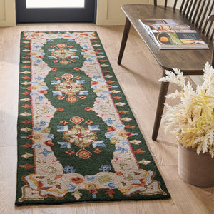 Safavieh Chelsea Hand‑Tufted Wool Rug In Soothing Green Gray Blend — Low‑Profile, Durable, Elegant Accent Piece 3'-0" x 5'-0" HK338Y-3