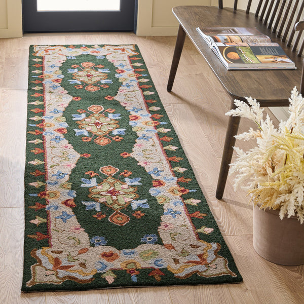 Safavieh Chelsea Hand‑Tufted Wool Rug In Soothing Green Gray Blend — Low‑Profile, Durable, Elegant Accent Piece 3'-0" x 5'-0" HK338Y-3