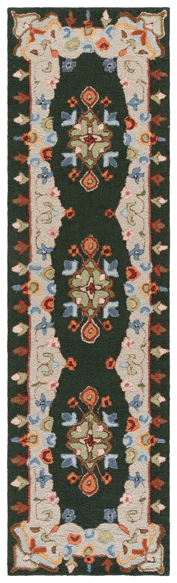 Safavieh Chelsea Hand‑Tufted Wool Rug In Soothing Green Gray Blend — Low‑Profile, Durable, Elegant Accent Piece 3'-0" x 5'-0" HK338Y-3