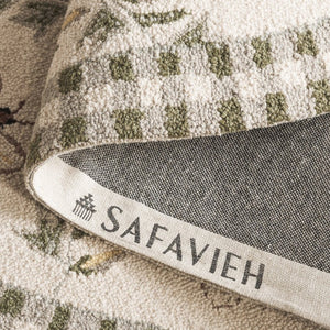 Safavieh Chelsea Hand Hooked Wool Oval Rug Floral Country Style for Bedroom or Living Room HK55A-4OV