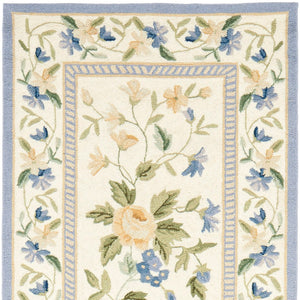Safavieh Chelsea Hand-hooked Wool Area Rug – Exquisite Floral Design For Timeless Elegance In Any Room Ivory Wool Pile Hk59a-3r