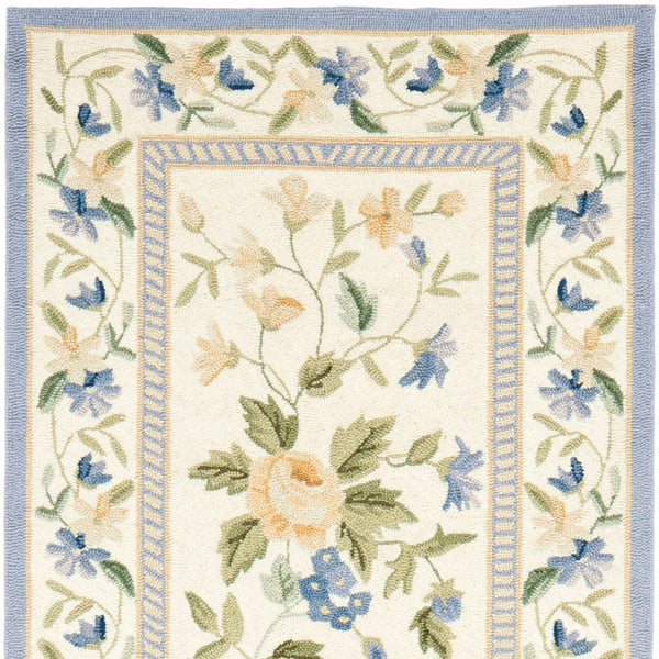 Safavieh Chelsea Hand-hooked Wool Area Rug – Exquisite Floral Design For Timeless Elegance In Any Room Ivory Wool Pile Hk59a-3r