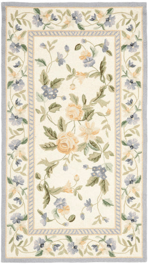 Safavieh Chelsea Hand-hooked Wool Area Rug – Exquisite Floral Design For Timeless Elegance In Any Room Ivory Wool Pile Hk59a-3r