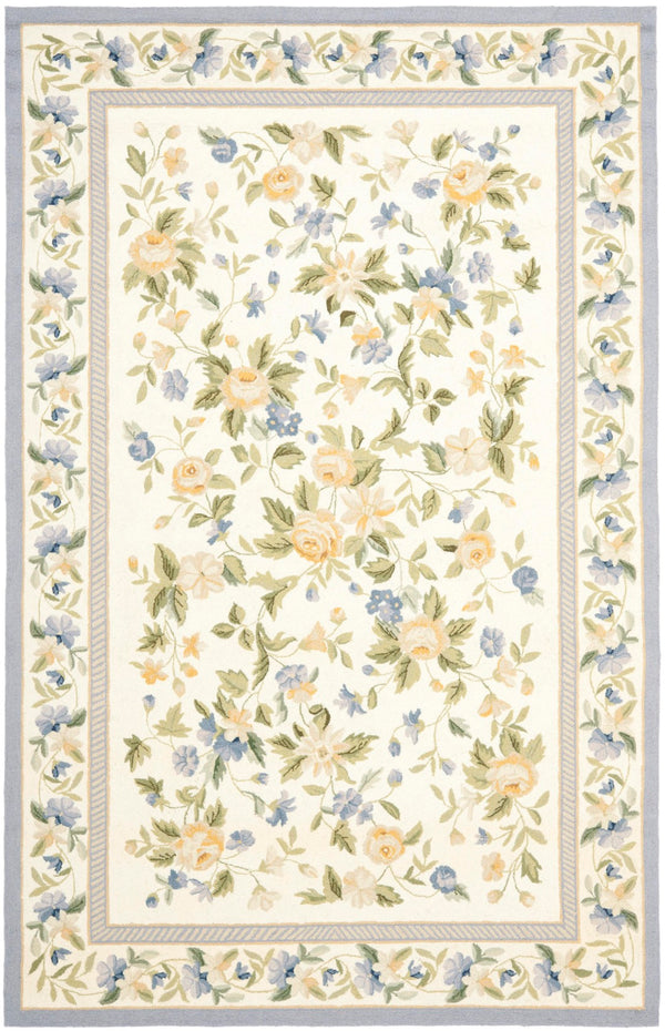Safavieh Chelsea Hand-hooked Wool Area Rug – Exquisite Floral Design For Timeless Elegance In Any Room Ivory Wool Pile Hk59a-3r