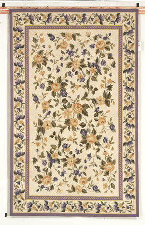 Safavieh Chelsea Hand-hooked Wool Area Rug – Exquisite Floral Design For Timeless Elegance In Any Room Ivory Wool Pile Hk59a-3r