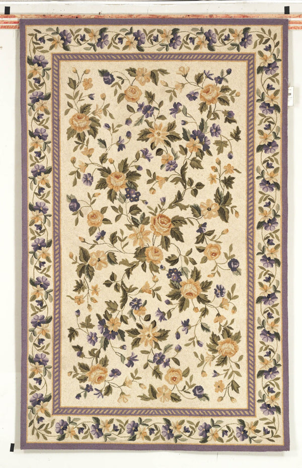 Safavieh Chelsea Hand-hooked Wool Area Rug – Exquisite Floral Design For Timeless Elegance In Any Room Ivory Wool Pile Hk59a-3r