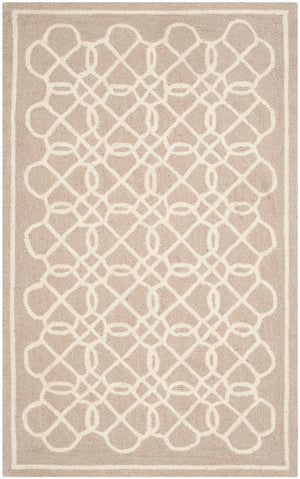Safavieh Hk739 Hand Hooked  Rug Tan / Ivory HK739A-24