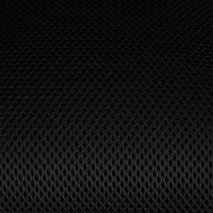 English Elm Tyler Ergonomic Drafting Chair with Adjustable Chrome Foot Ring for Enhanced Comfort and Style Black Mesh/Black Frame HL-0001-1CBLACK-GG