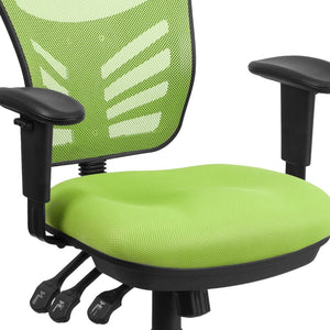 English Elm Nicholas Ergonomic Mid-Back Executive Chair for Ultimate Comfort and Support in Your Workspace Green/Black Frame HL-0001-GN-GG