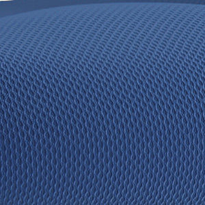 English Elm Nicholas Ergonomic Office Chair with Breathable Mesh, Adjustable Arms, and Smooth Roller Wheels for Comfort Blue Mesh/White Frame HL-0001-WH-BLUE-RLB-GG