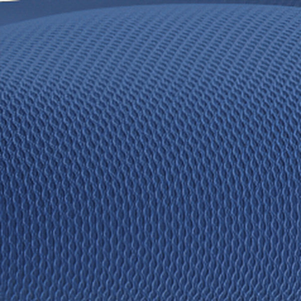 English Elm Nicholas Ergonomic Office Chair with Breathable Mesh, Adjustable Arms, and Smooth Roller Wheels for Comfort Blue Mesh/White Frame HL-0001-WH-BLUE-RLB-GG