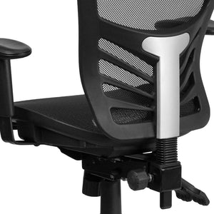 English Elm Nicholas Ergonomic Mid-Back Office Chair with Adjustable Arms, Breathable Mesh & Multi-Tilt Features HL-0001T-GG